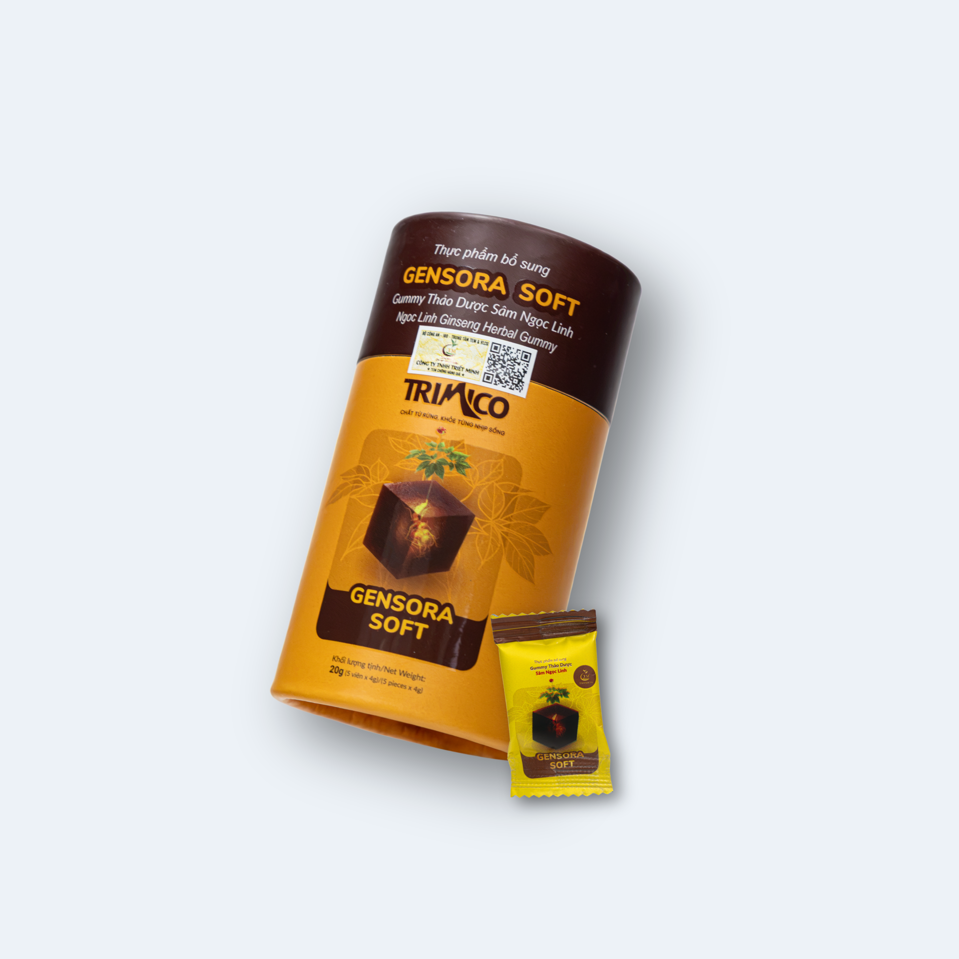 Gensora Soft – Gummy thảo dược Sâm Ngọc Linh