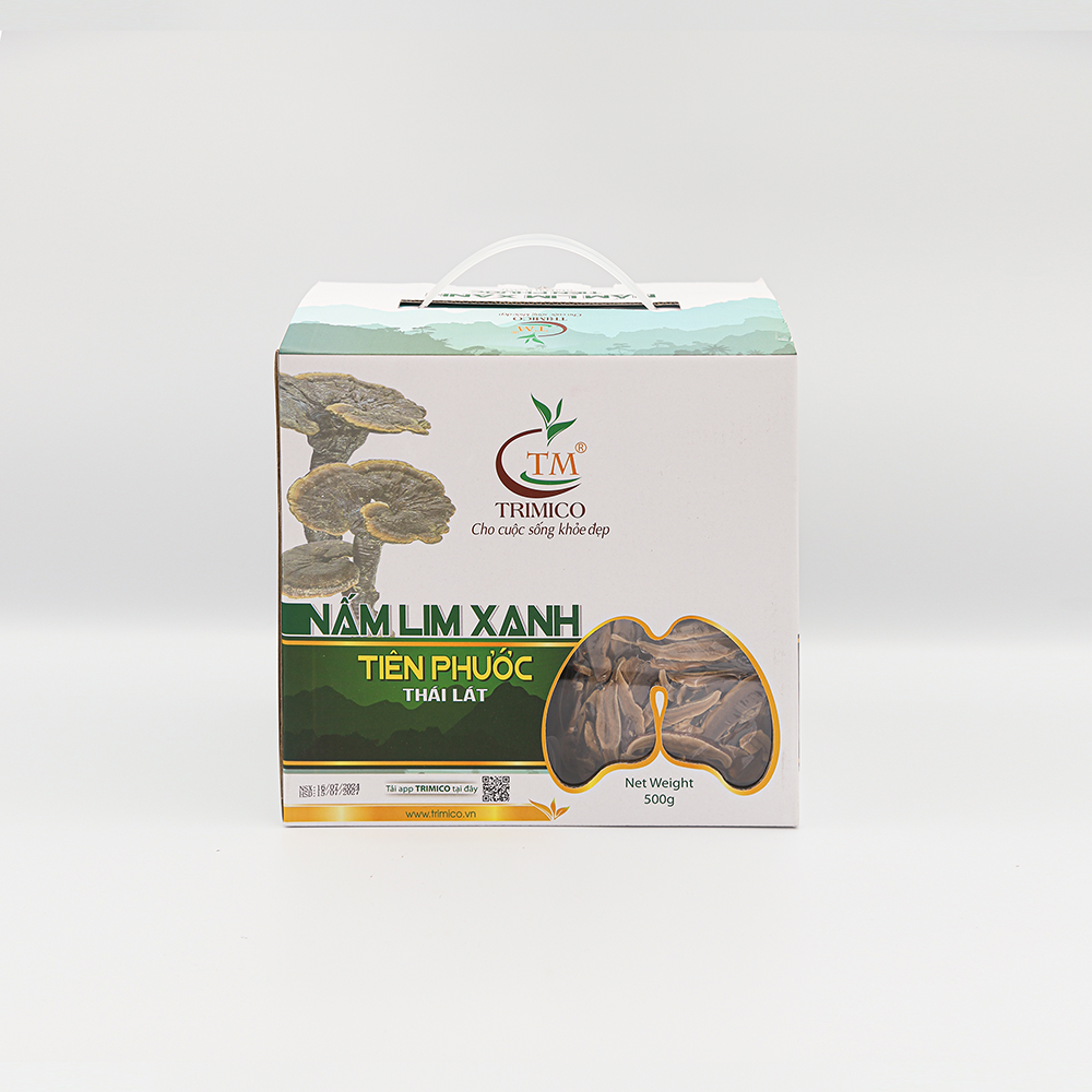 Nấm Lim Xanh thái lát